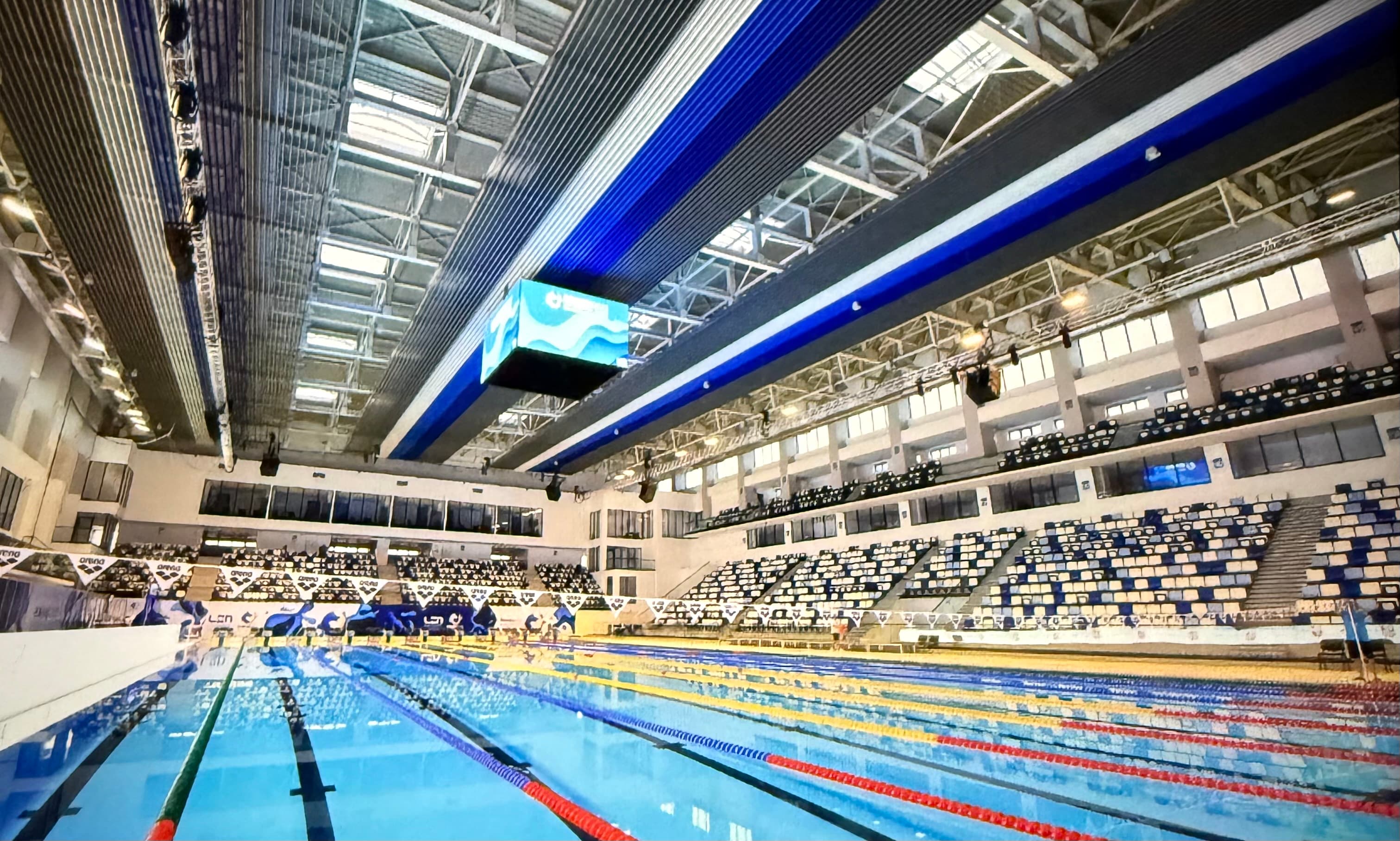 Bazinul din Complexul Olimpic de Natație Otopeni